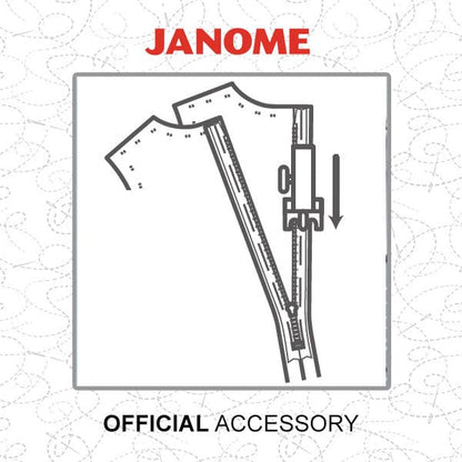 Janome Sewing Machine Accessories Janome Zipper Foot Concealed 200333001  - The Sewing Studio