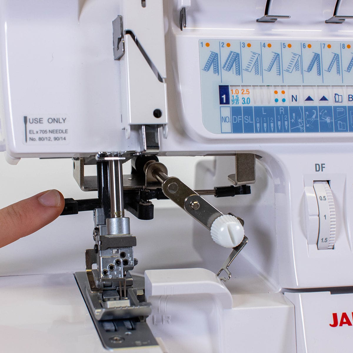 Janome Sewing Machines Janome 1200D Overlocker & Coverstitch Machine  - The Sewing Studio