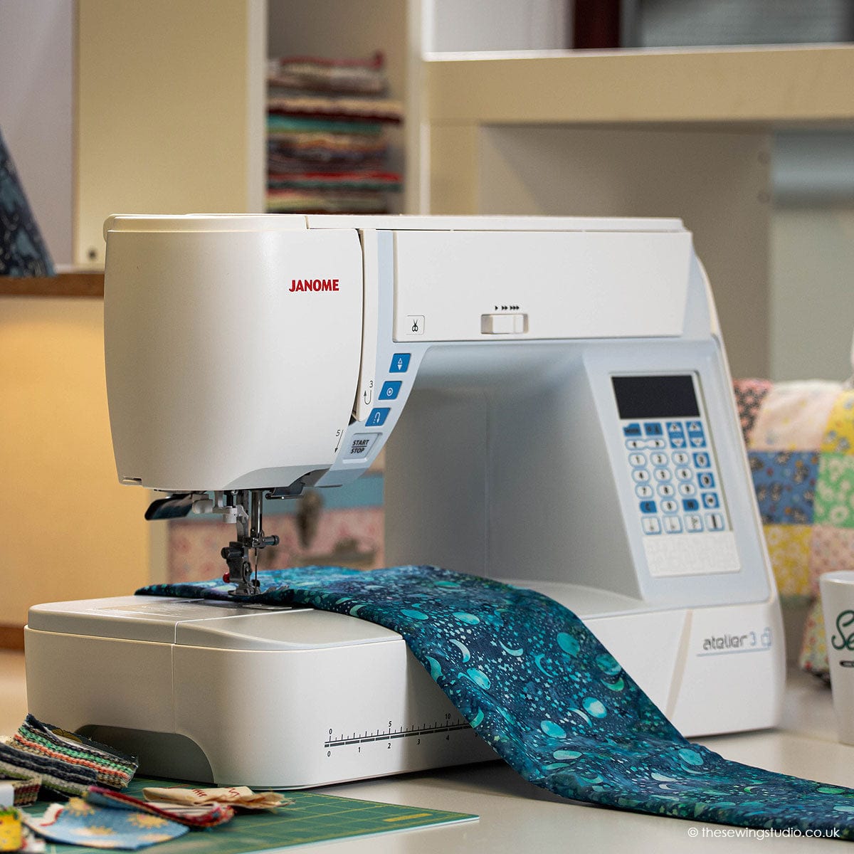 Janome Sewing Machines Janome Atelier 3 Sewing Machine + FREE JQ8 Quilt Kit (worth £203)