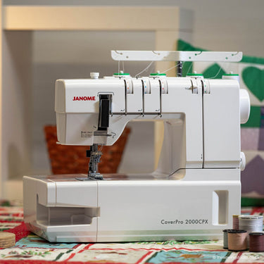 Janome Sewing Machines Janome CoverPro 2000CPX Coverstitch Machine + FREE Accessory Kit (worth £90)  - The Sewing Studio for sale UK - The Sewing Studio