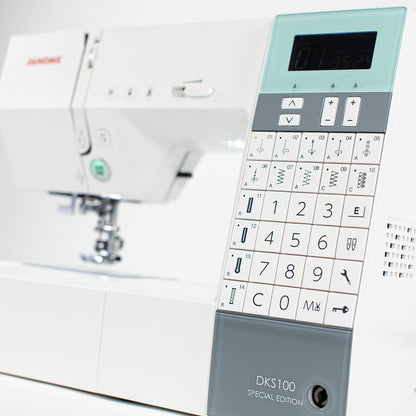 Janome Sewing Machines Janome DKS100 SE Sewing Machine + FREE Quilting Kit worth £142  - The Sewing Studio