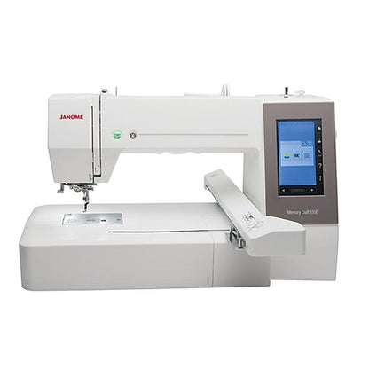 Janome Sewing Machines Open Box Janome Memory Craft 550E Embroidery Only Machine  - The Sewing Studio