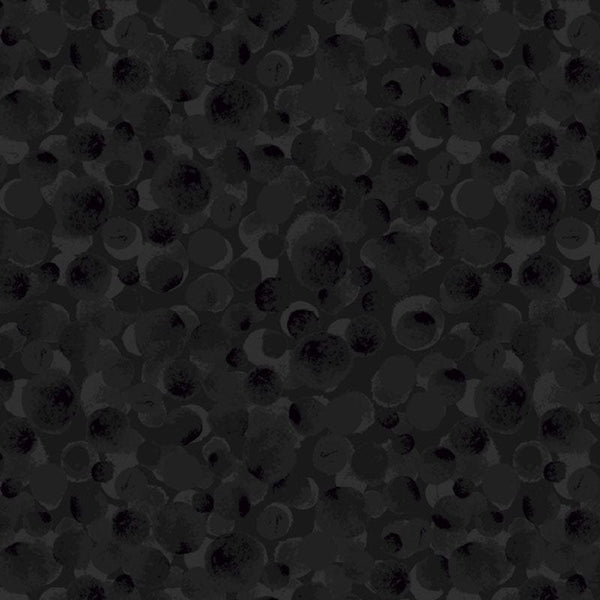 Lewis And Irene Bumbleberries Fabric Black BB030