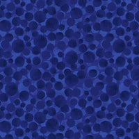 Lewis And Irene Bumbleberries Fabric Neptune Blue BB302