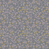 Lewis And Irene Enchanted Enchanted Flowers On Grey With Gold Metallic A544-1