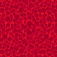 Lewis and Irene Fabric Lewis And Irene Bumbleberries Fabric Christmas Red BB301  - The Sewing Studio