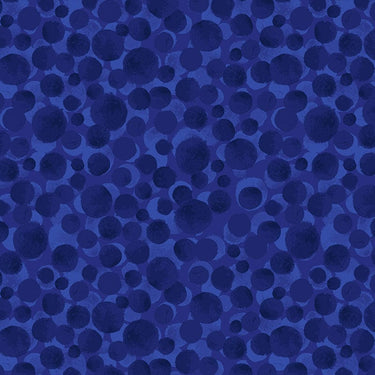 Lewis and Irene Fabric Lewis And Irene Bumbleberries Fabric Neptune Blue BB302  - The Sewing Studio for sale UK - The Sewing Studio