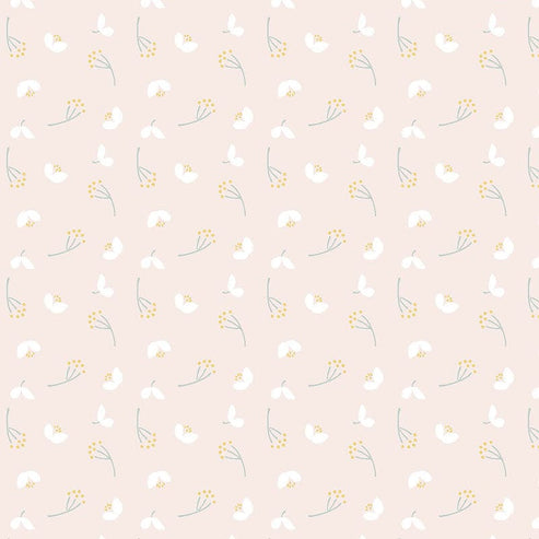 Lewis and Irene Fabric Lewis And Irene Heart Of Summer Fabric Petal Play On Light Blush Pink CC4-2