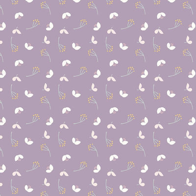 Lewis And Irene Heart Of Summer Fabric Petal Play On Purple CC4-3