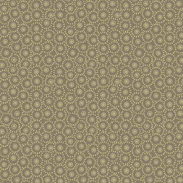 Lewis and Irene Fabric Lewis And Irene Shinrin Yoku Fabric Small Flower Small Flower On Olive A640.3