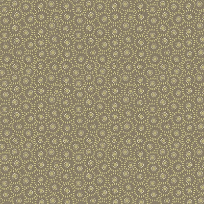 Lewis And Irene Shinrin Yoku Fabric Small Flower Small Flower On Olive A640.3