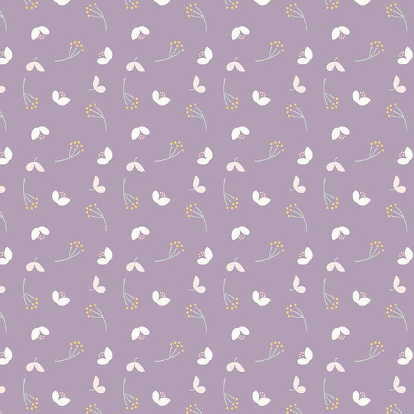 Lewis And Irene Heart Of Summer Fabric Petal Play On Purple CC4-3