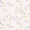 Lewis And Irene Meadowside Fabric Grassfield Gathering On Light Ecru Pink Cc8.1