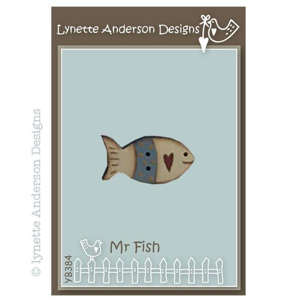 Lynette Anderson Buttons Lynette Anderson Designs Mr Fish Button  - The Sewing Studio