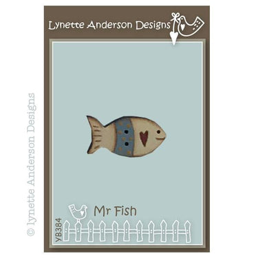 Lynette Anderson Buttons Lynette Anderson Designs Mr Fish Button  - The Sewing Studio for sale UK - The Sewing Studio