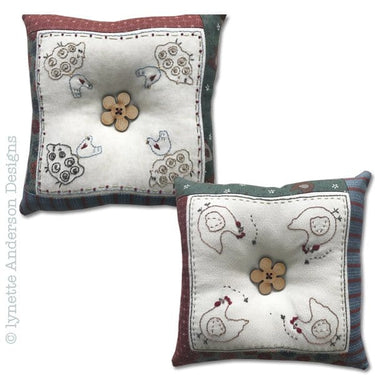 Lynette Anderson Patterns Lynette Anderson Designs Farmyard Pin Cushions Pattern  - The Sewing Studio for sale UK - The Sewing Studio