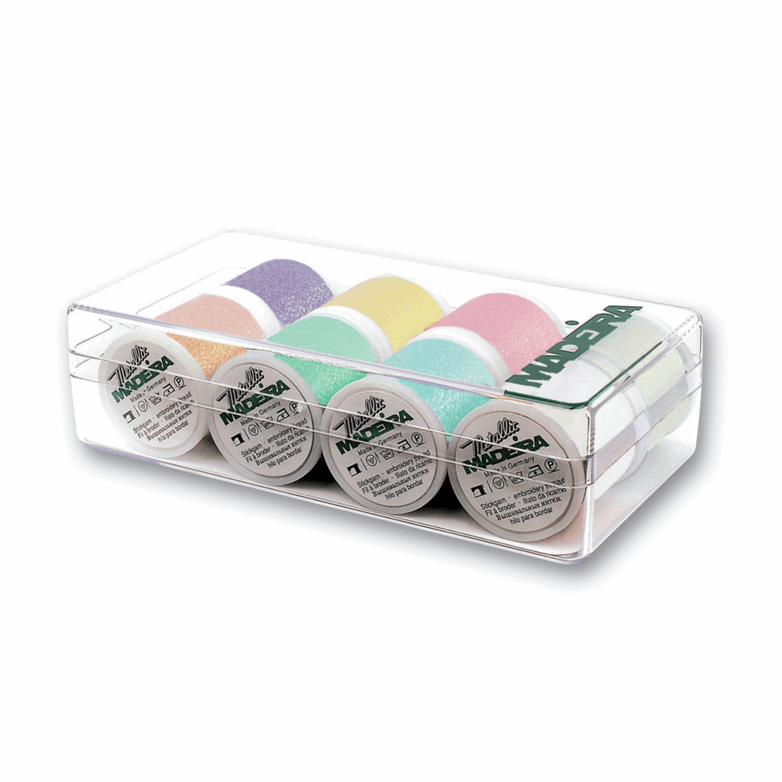 Madeira Threads Gift Box Metallic: Opal 8 x 200m Spools  - The Sewing Studio