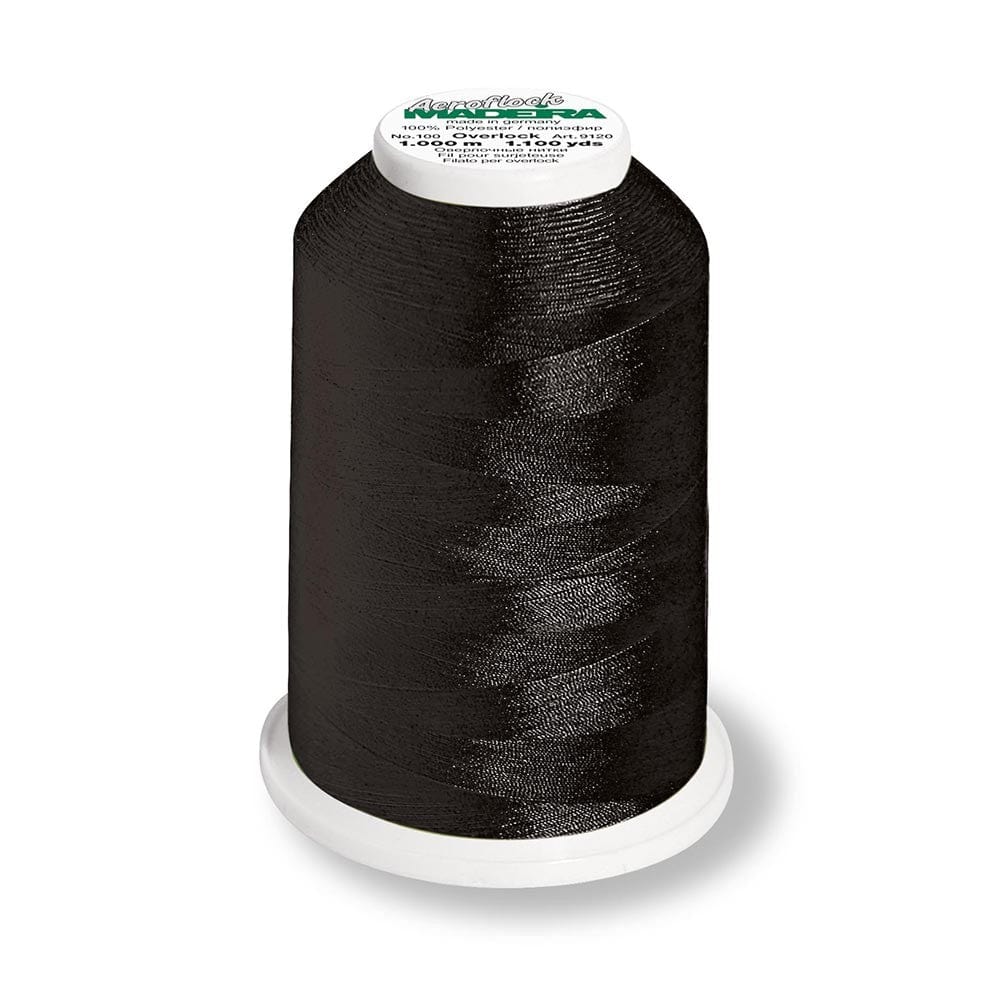 Madeira Threads Madeira AeroFlock 1000m Overlocker Thread N100, Colour 8000  - The Sewing Studio