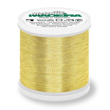 Madeira Threads Madeira Thread Metallic No.40 200M Colour Gold6  - The Sewing Studio for sale UK - The Sewing Studio