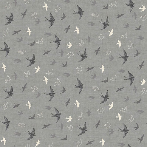 Makower Fabric Makower Fabric Hedgerow 2421 S Swallows  - The Sewing Studio