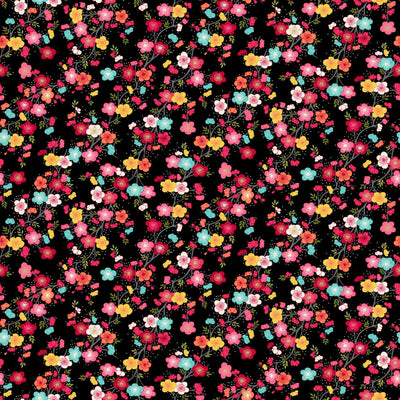 Makower Fabric Hikari Blossom 2518 X