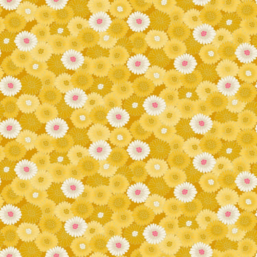 Makower Fabric Makower Fabric Hikari Chrysanthemum 2521 Y