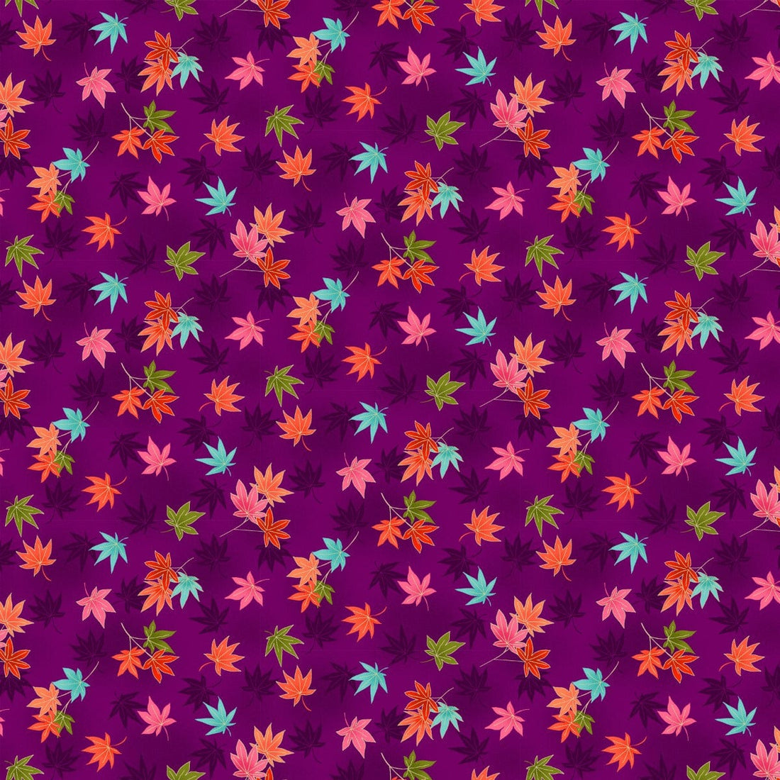 Makower Fabric Makower Fabric Hikari Maple Leaves 2517 L