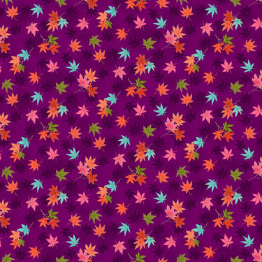 Makower Fabric Makower Fabric Hikari Maple Leaves 2517 L