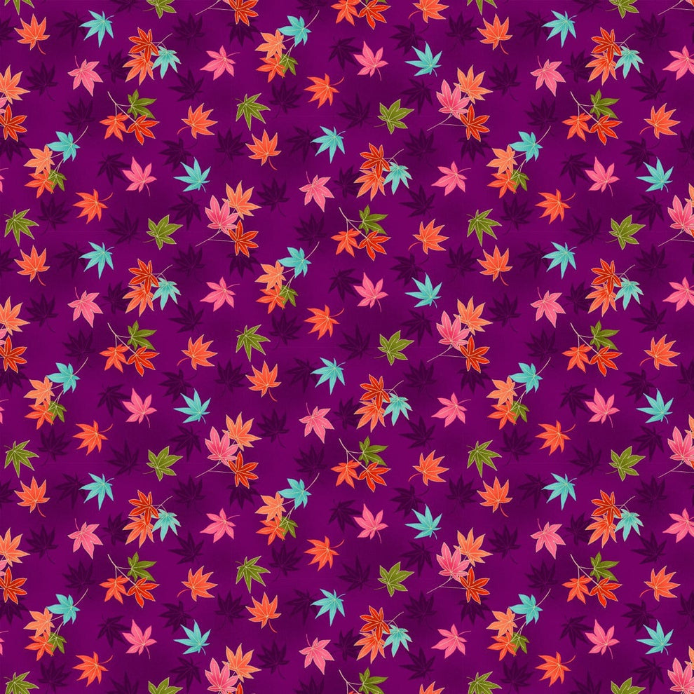 Makower Fabric Makower Fabric Hikari Maple Leaves 2517 L