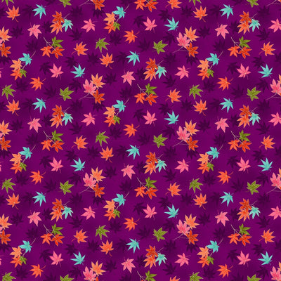 Makower Fabric Makower Fabric Hikari Maple Leaves 2517 L