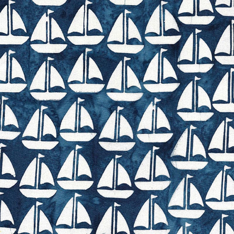 Makower Fabric Makower Fabric Island Batiks 6 1125 Sail Away  - The Sewing Studio