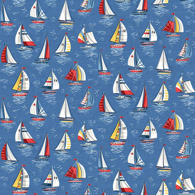 Makower Fabric Nautical Yachts 2496 B