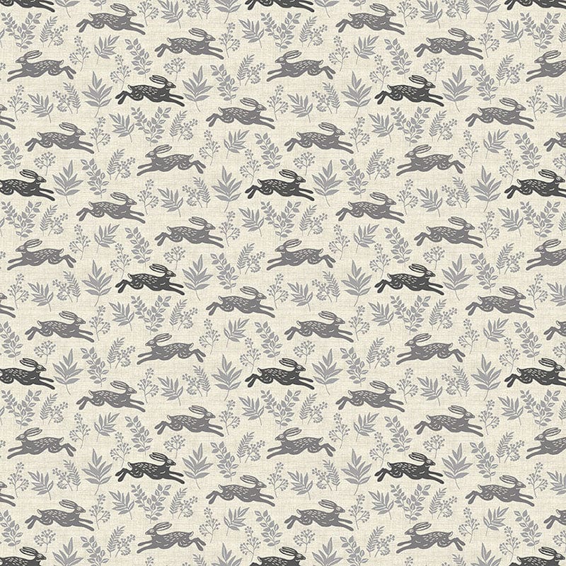 Makower Fabric Hedgerow 2420 S Hares