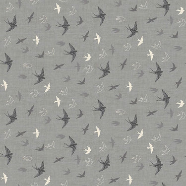 Makower Fabric Hedgerow 2421 S Swallows