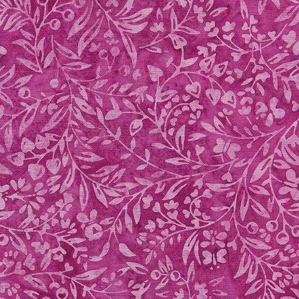 Makower Fabric Island Batiks 6 1104 Butterfly Blooms