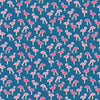 Makower Fabric Pool Party 2440 B Flamingos