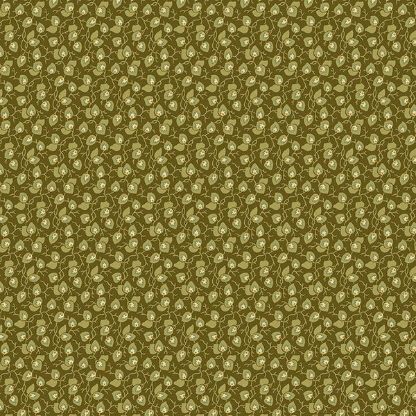 Makower Practical Magic Vine Green Fabric 2/284G