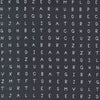 Moda Abc Xyz Fabric Word Search Black 20818-20