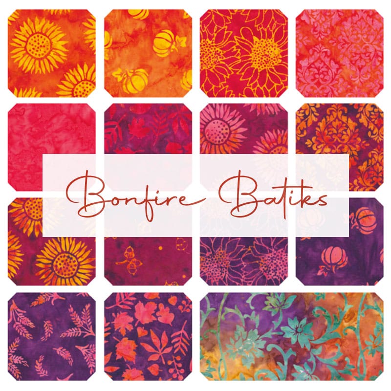 Moda Bonfire Batiks Autumn Fall Flame 4364 18 4364-18 Lifestyle Image