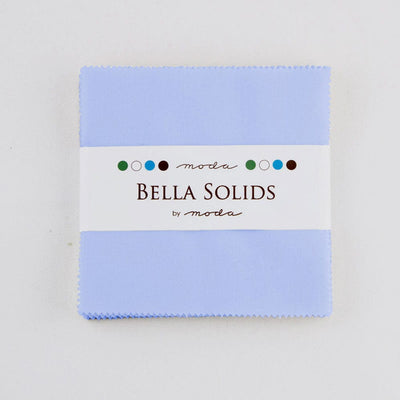 Moda Fabric Bella Solids Charm Pack Baby Blue