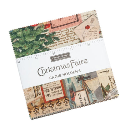 Moda Christmas Faire Charm Pack 7390PP