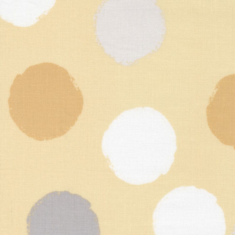 Moda D Is For Dream Large Polka Yellow 25128-15