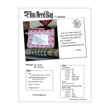 Moda Download Free Pattern: All You Need  - The Sewing Studio for sale UK - The Sewing Studio