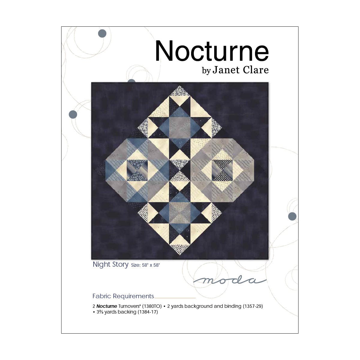 Moda Download Free Pattern: Nocturne Quilt  - The Sewing Studio