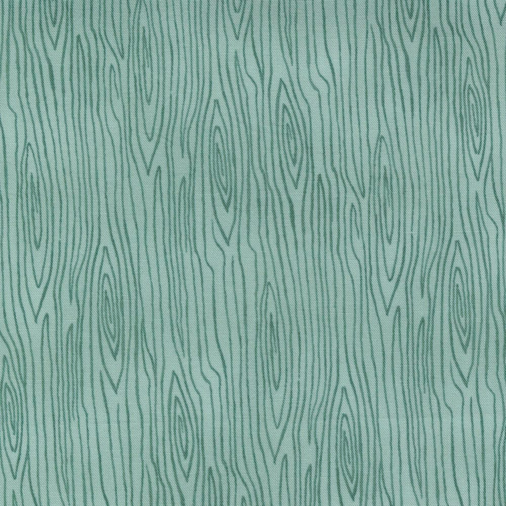 Moda Effies Woods Woodgrain Mint Fabric 56018 17