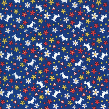 Moda Fabric 30s Playtime Scottie Dog Bluebell 33591 17