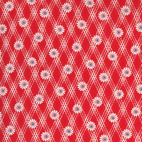 Moda Fabric 30s Playtime Daisy Chain Scarlet 33593 18