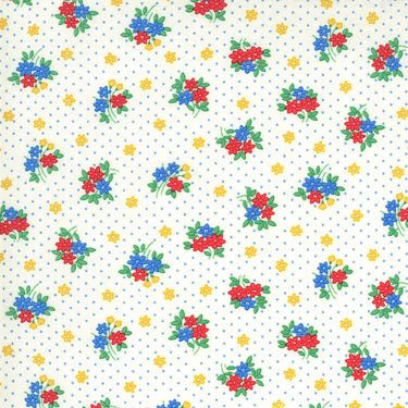 Moda Fabric 30s Playtime Bouquet Toss Eggshell 33595 11