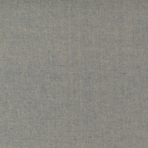 Moda Fabric Homemade Homespuns Woven Solid Blue 9660 48  - The Sewing Studio