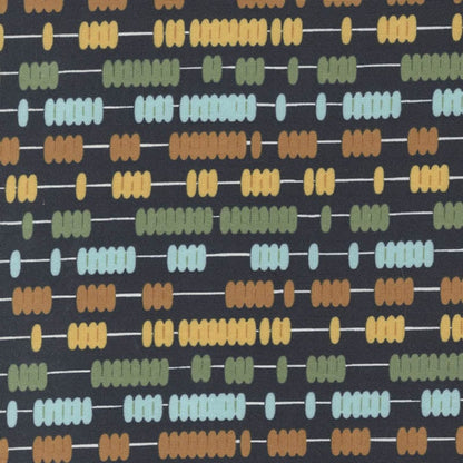 Moda Fabric Moda Abc Xyz Fabric Abacus Black 20815-20  - The Sewing Studio